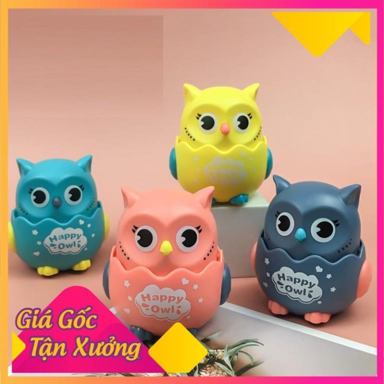 Đồ Chơi Chim Cú Chạy Xoay 360 Độ Happy Owl Nhiều Màu FREESHIP  TP'S