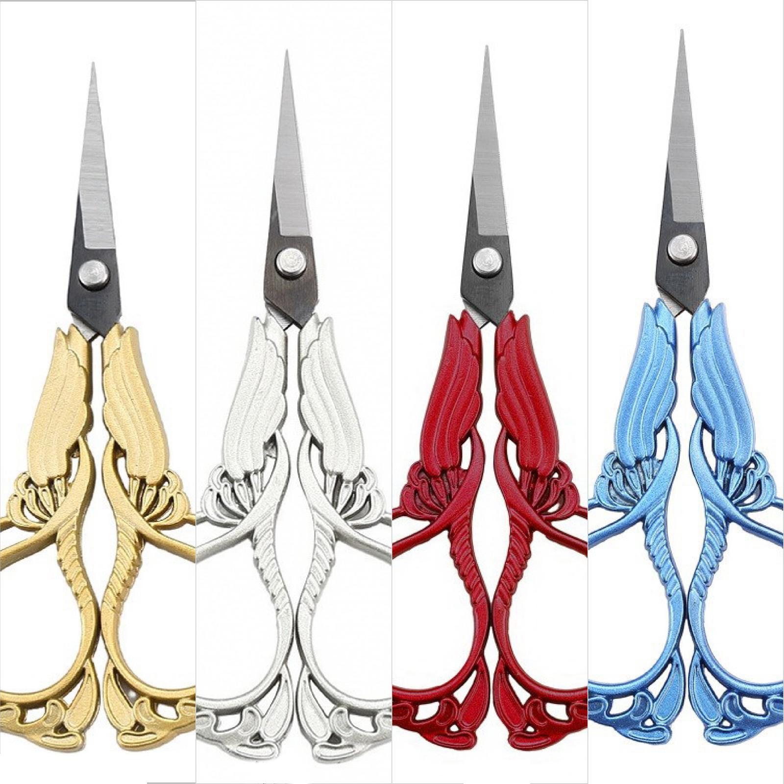 Embroidery Scissors Sewing Lightweight Stainless Steel Orchid Scissors for Crafting Dressmaking Sewing Craft Supplies Artwork