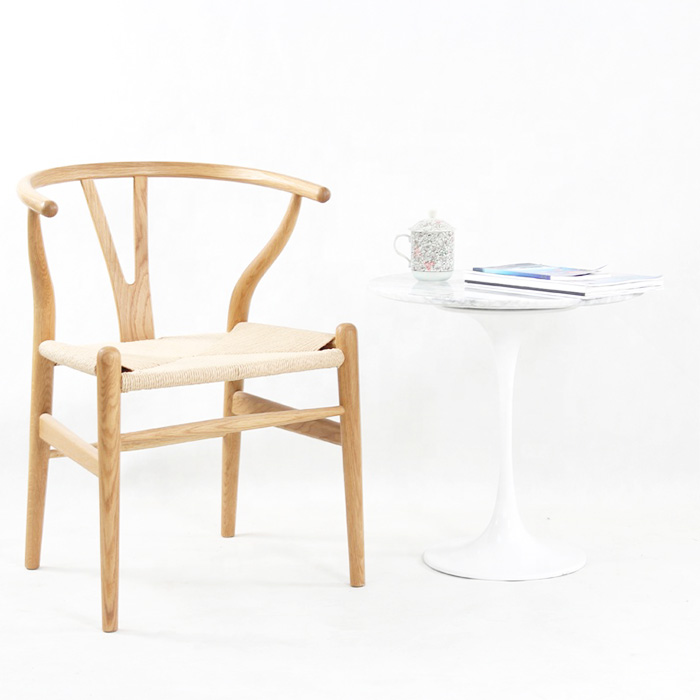 Ghế ăn gỗ ASH cao cấp Y chair wishbone nệm đay đan Tiêu chuẩn xuất khẩu sang trọng cổ điển kết hợp hiện đại  HCM