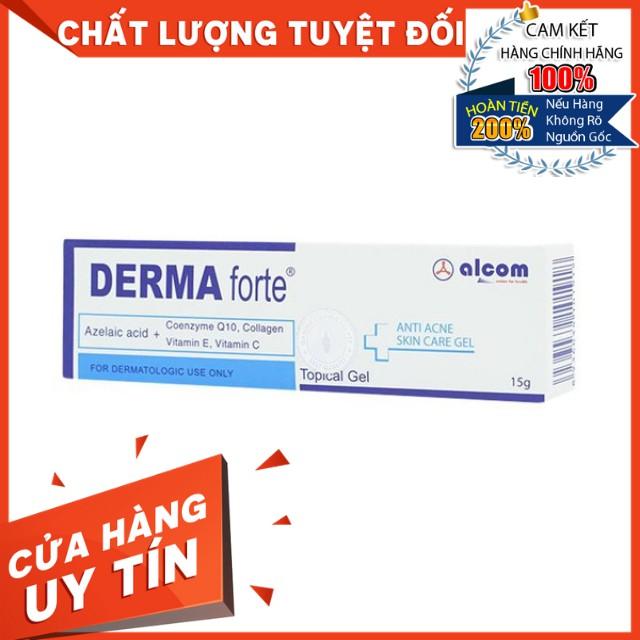 DERMA FORTE 15g- Kem Giảm Mụn, Ngừa Thâm, Liền Sẹo, Giảm Mụn Trứng Cá, Mụn Ẩn, Mụn Đầu Đen DermaForte Gel