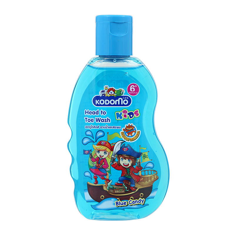 Dầu Tắm Gội Kodomo toàn thân chai 100ml cho bé từ 6 tuổi