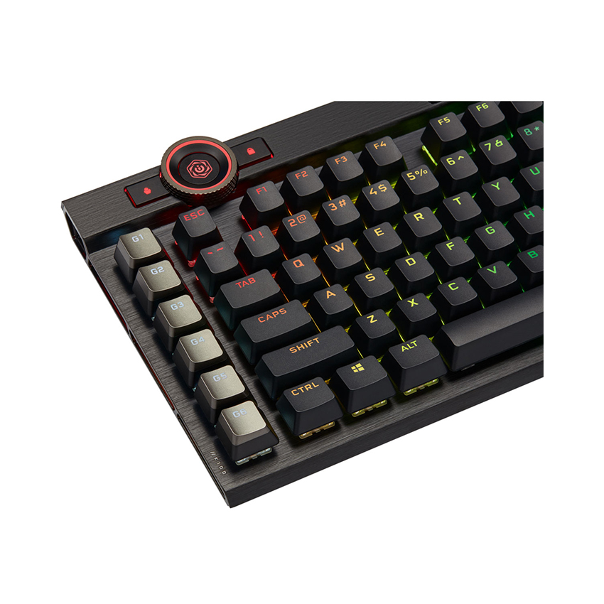 Bàn Phím Có Dây Corsair K100 BLK RGB | OPX RF/MX SPEED - Hàng Chính Hãng