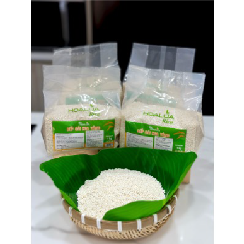 Nếp Cái Hoa Vàng (Nếp Bắc) - Dẻo mềm, thơm ngon đặc trưng - Túi 1Kg - SẢN PHẨM MỚI