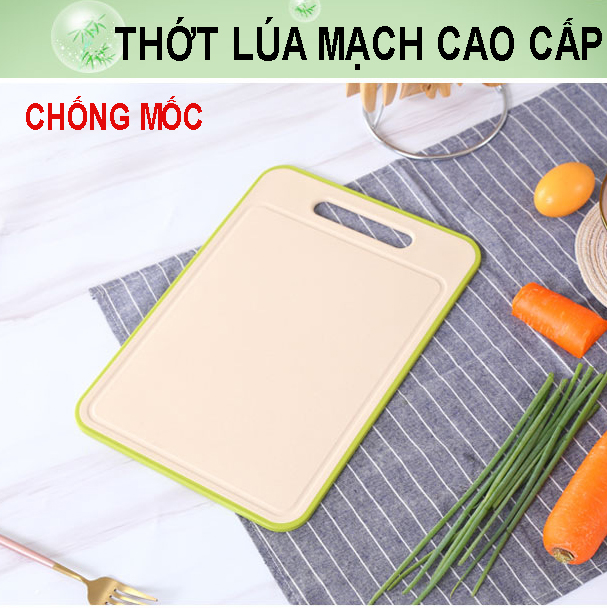 Thớt Nhựa Lúa Mạch Kháng Khuẩn Siêu Bền Chống Nấm Mốc An Toàn Tuyệt Đối