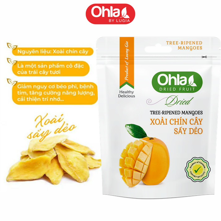 Xoài chín cây sấy dẻo Ohla 100gram