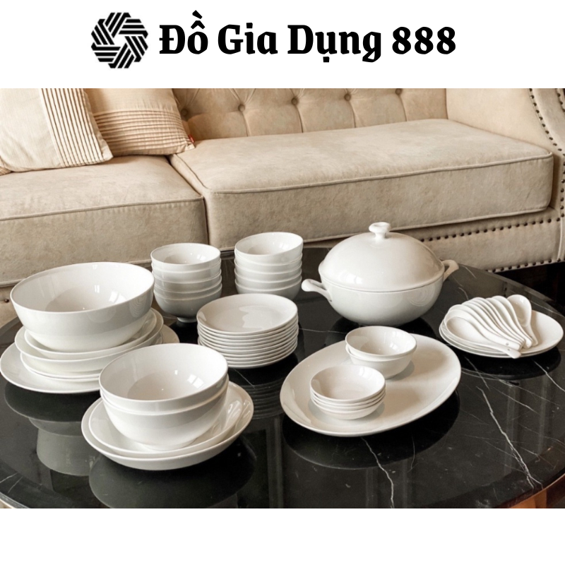 Set Bát Sứ Imperial 50 Món, Dùng An Toàn Với Máy Rửa Bát, Nhập Đức