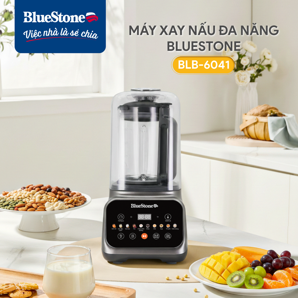 Máy Xay Nấu Đa Năng BlueStone BLB-6041 1.5 Lít - Hàng chính hãng
