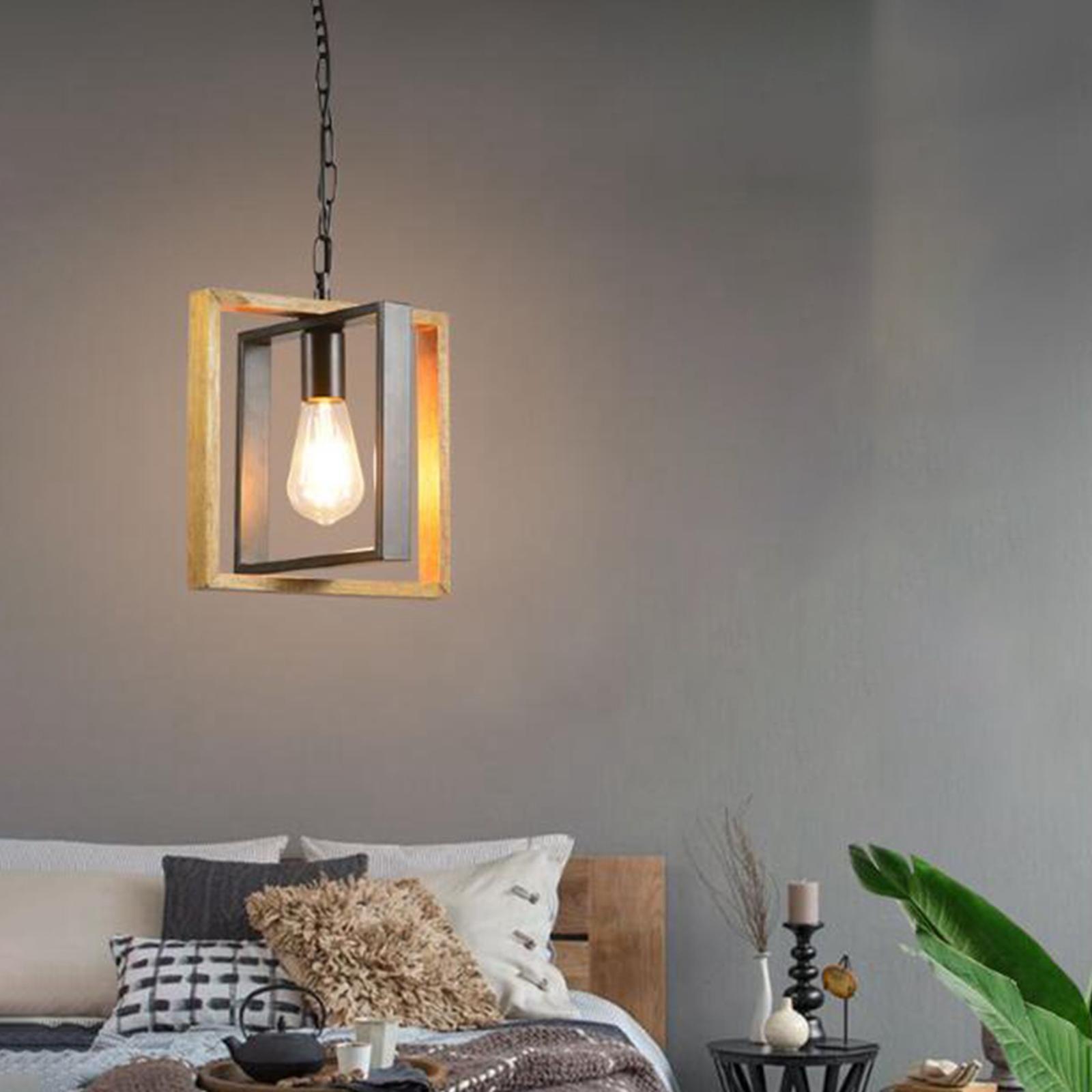 Retro Style Pendant Light Ceiling Lamp Adjustable Lighting for Loft Hallway
