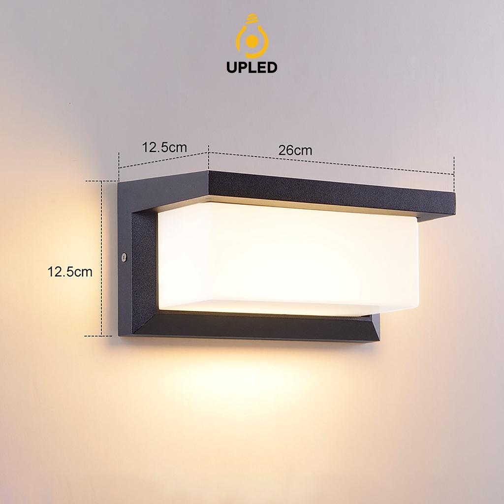 Đèn gắn tường ngoài trời UPLED chống nước cao cấp LED trang trí hiên nhà, sân vườn