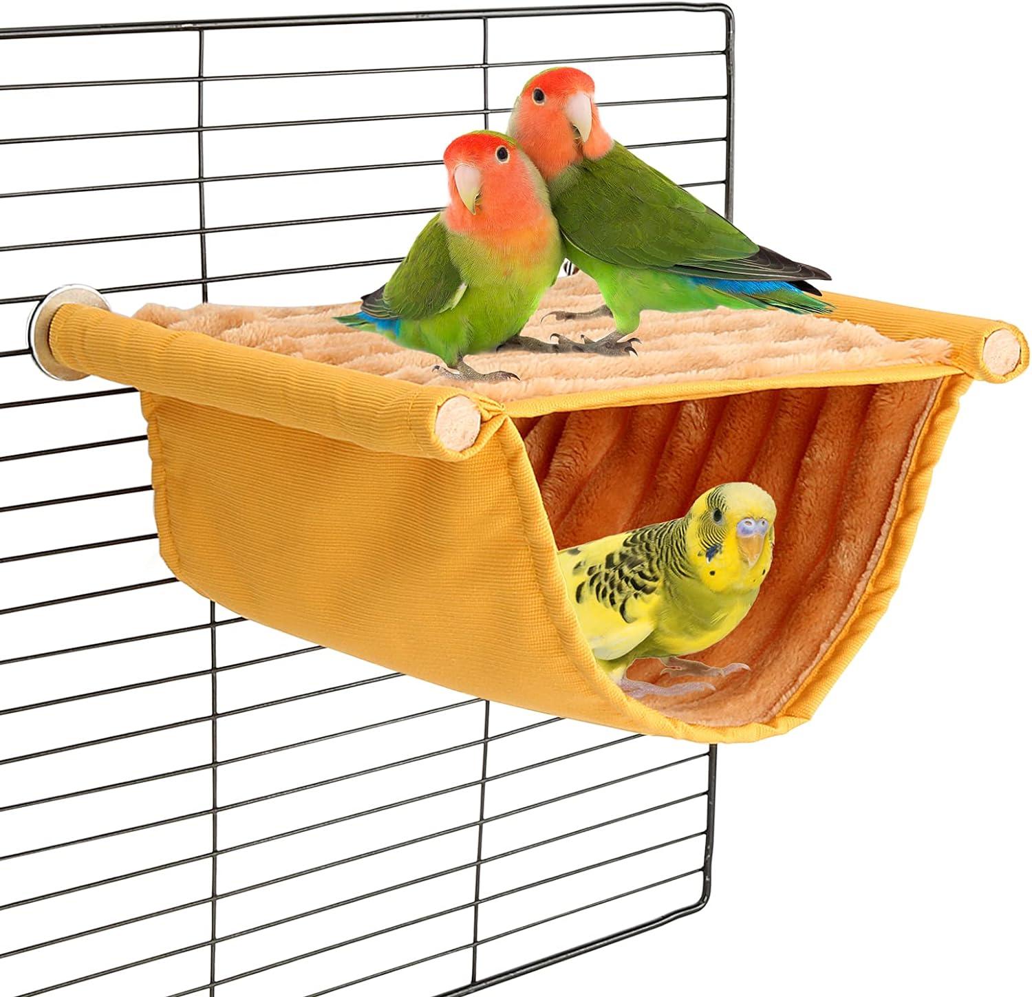 Mùa đông ấm chim tổ ong treo võng cabin cabin parrot nhà lều đồ chơi chim môi trường sống -l
