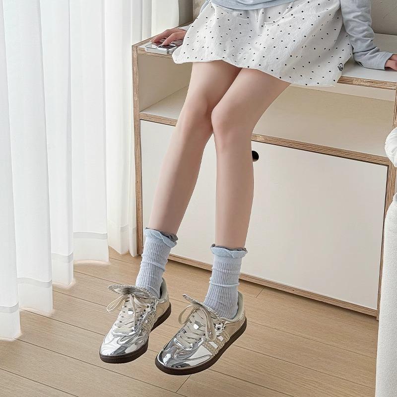 [Sỉ lẻ] TẤT BÈO NHÚN CỔ MÂY 2 TẦNG GÂN TĂM cao cổ phong cách thanh lịch Vintage Hàn Quốc, mẫu mới về, trẻ trung cao cấp