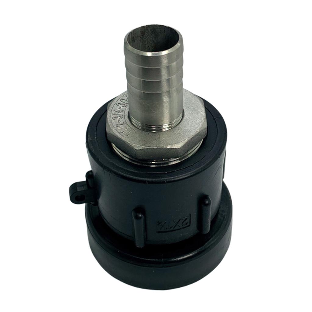 IBC Tank Adapter 3" To Stainless Steel Garden Hose Valve Fittings Parts