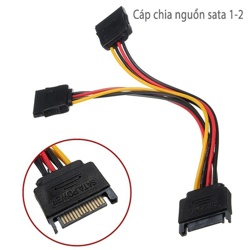Dây chia Sata ra 2 cổng Sata