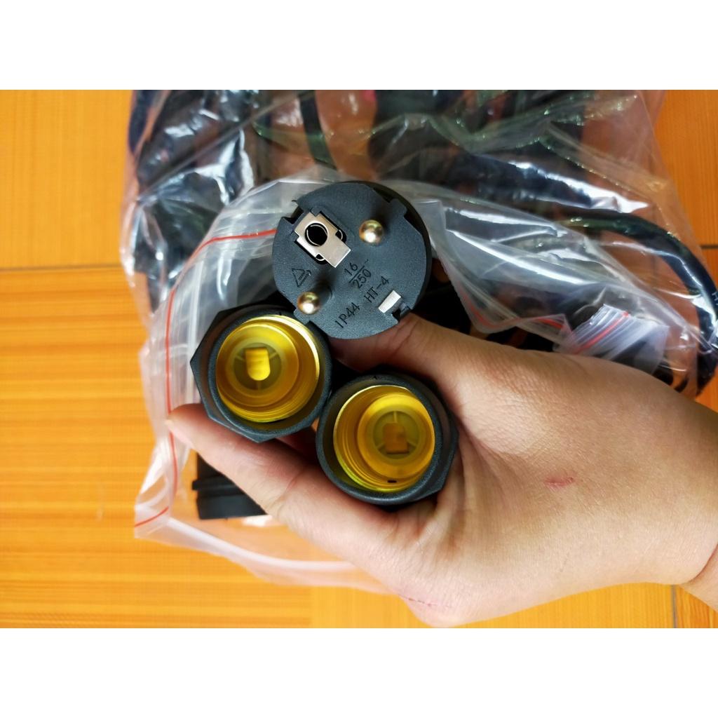 Dây Led Nháy Đổi Màu Trang Trí Ngoài Trời - 5m, 10m. Kèm bóng, kèm phích cắm, dây nối dài đơn giản Đui E27, bóng 3w