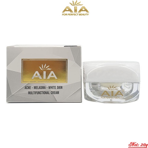 Kem mụn thâm mờ sẹo ngăn nhờn se khít lỗ chân lông 15g AIA _ ACNE – MELASMA – WHITE SKIN – MULTIFUNCTIONAL CREAM