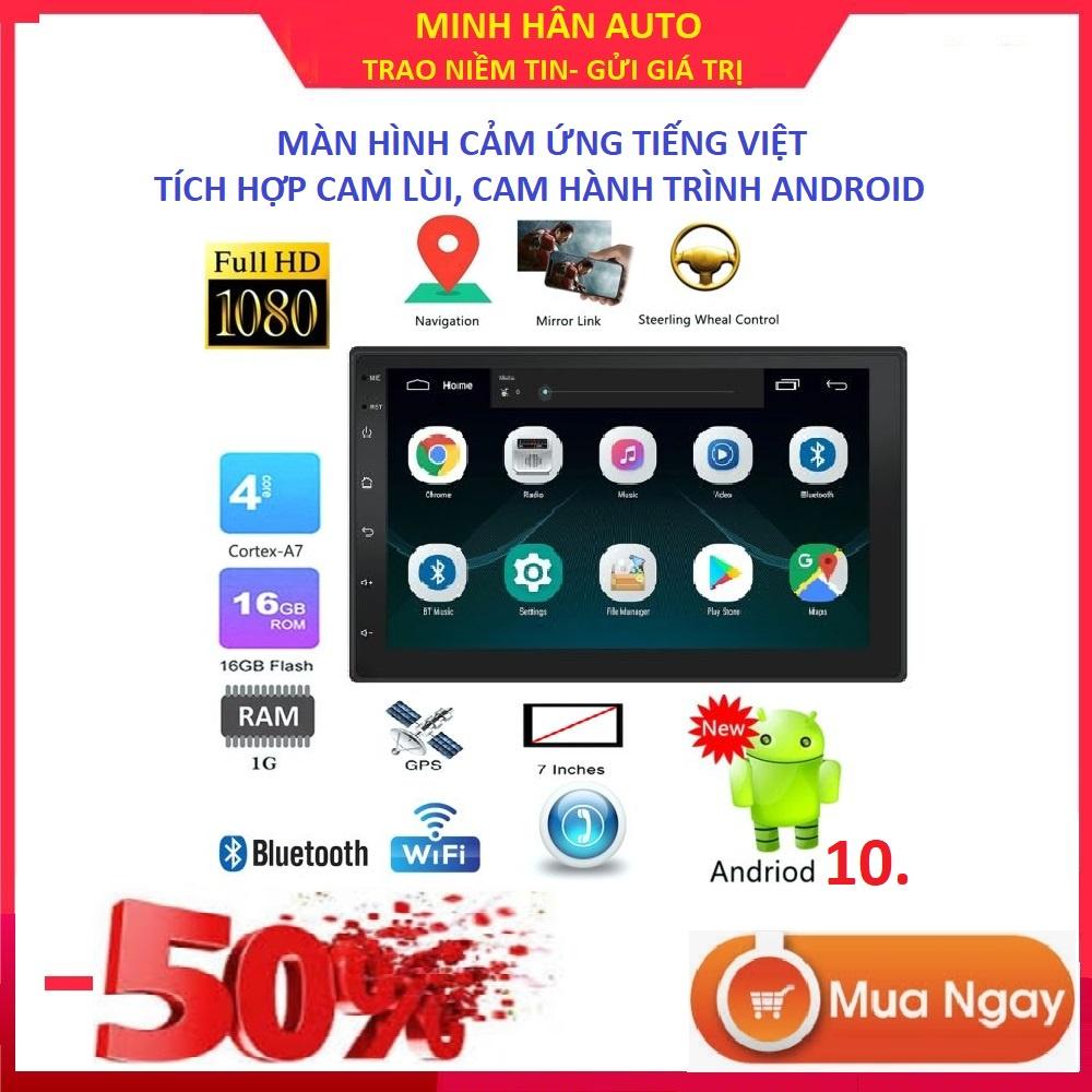 Cai dat gps cho xe oto - Màn hình dvd cho ô tô, Màn hình 7' android lắp chung cho nhiều dòng xe