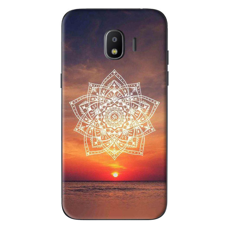 Ốp Lưng Dành Cho Samsung Galaxy J4 2018, J2 Pro 2018 - Mandala Nền Hoàng Hôn