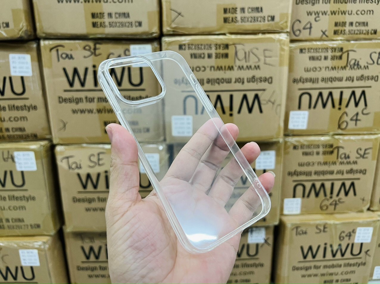 Ốp Wiwu Concies Series Phone Case Dành Cho Iphone Được Làm Bằng Nhựa Dẻo TPU Đàn Hồi Tốt, Không Bị Giòn - Hàng Chính Hãng