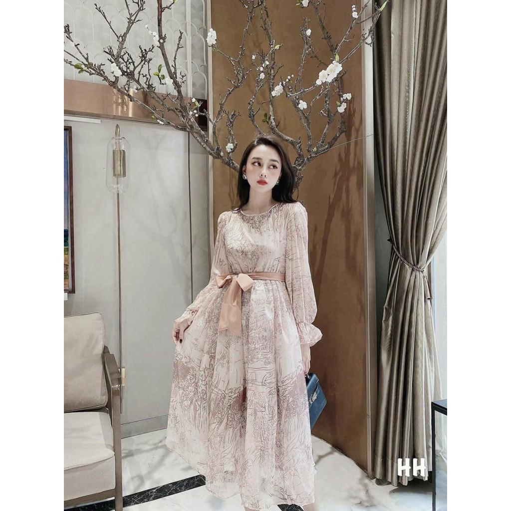 Váy bầu  voan  sang chảnh