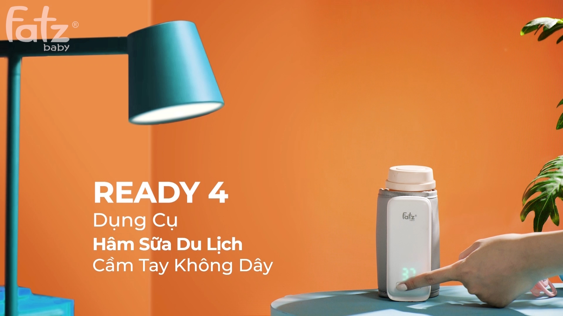 Dụng cụ hâm sữa du lịch cầm tay Fatz Baby – READY 4 – FB3122WN- Hàng chính hãng