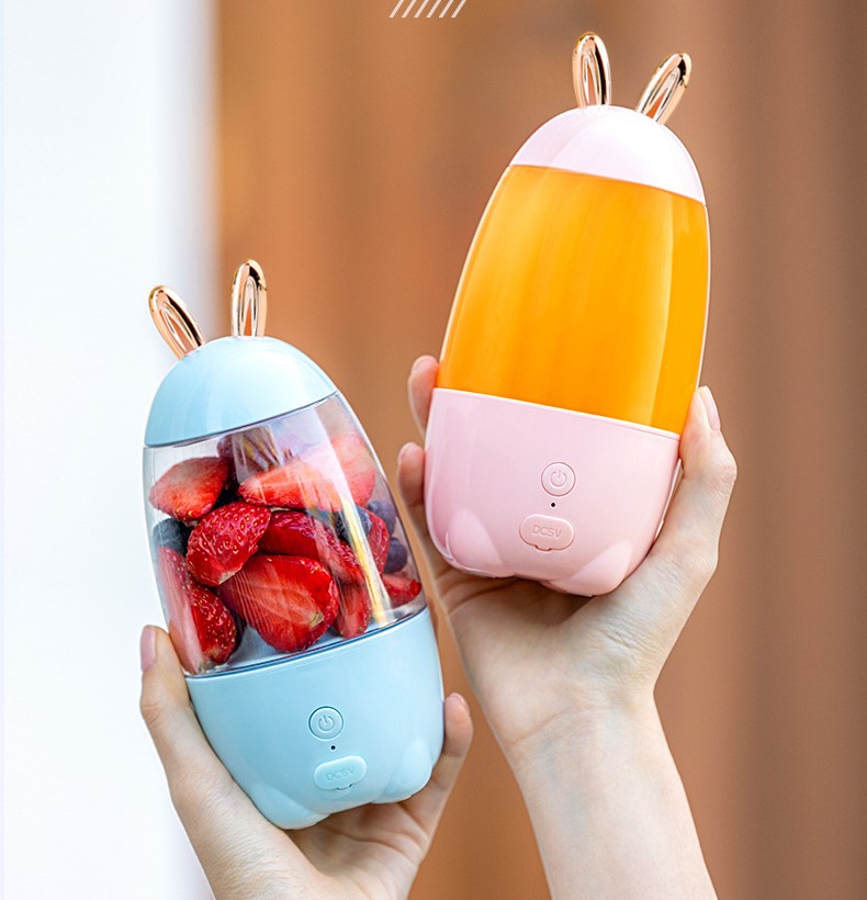 Máy xay sinh tố cầm tay đa năng tai thỏ xinh xắn - Hàng Chính Hãng