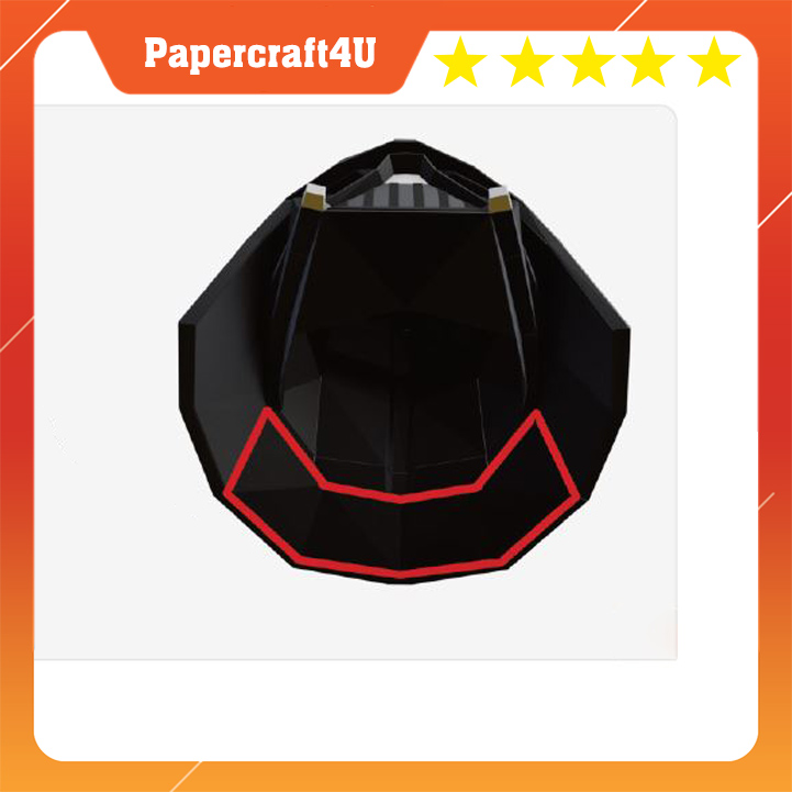 Mô hình giấy 3D Mặt nạ hoá trang darth vader