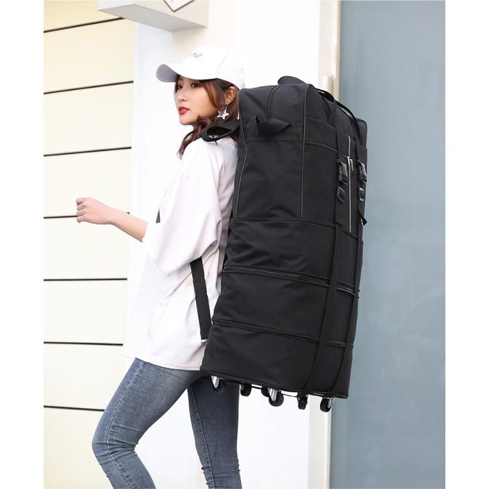 Vali du lịch xếp gọn 4 tầng Oxford Fashion 82x28x48cm - AsiaMart