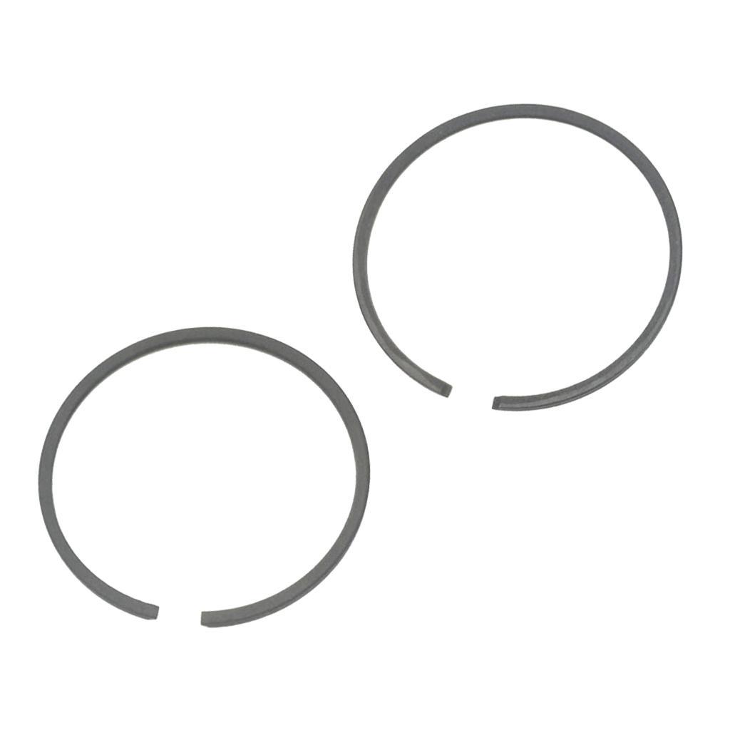 2 Pieces 47mm Piston Rings for 80cc 2-Stroke Engine Bike