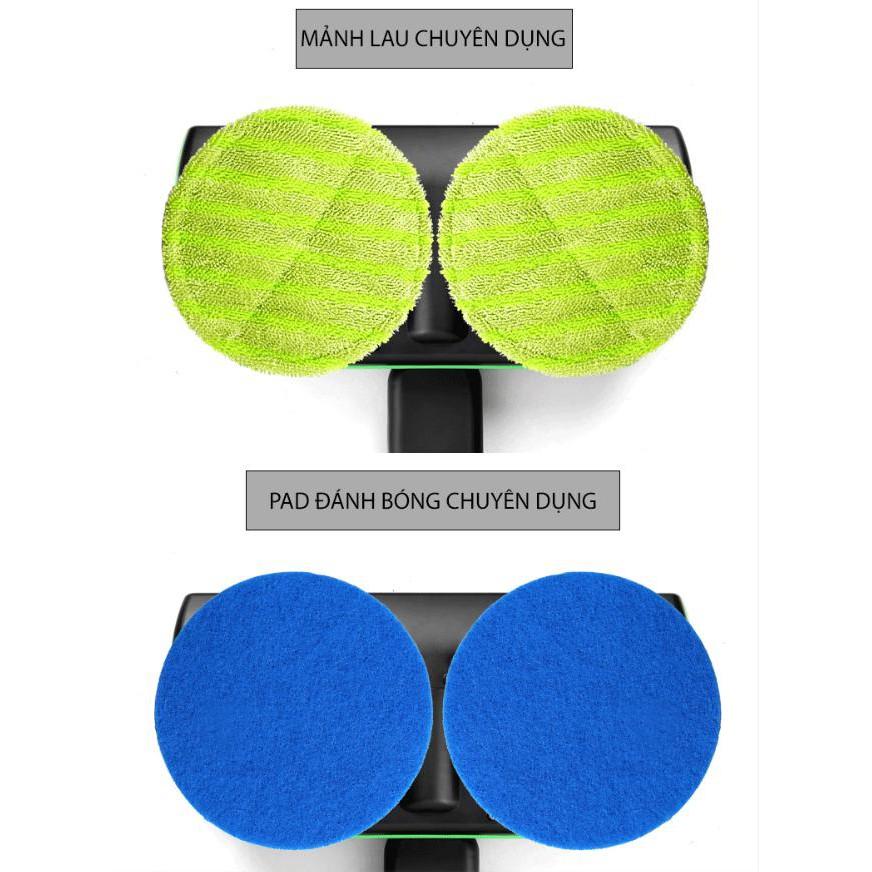 Cây lau nhà điện không dây đánh bóng 2 trong 1