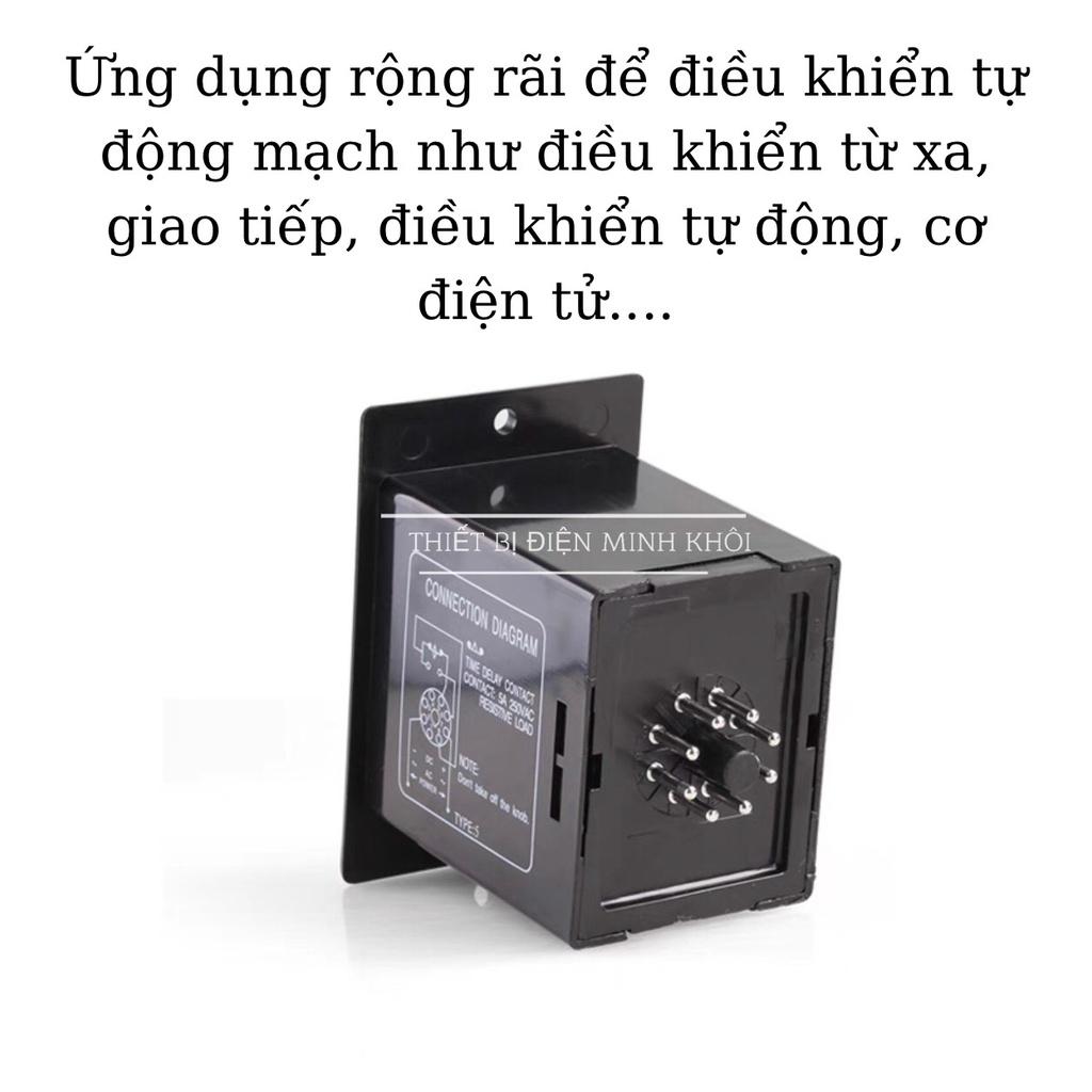 Công Tắc Thời Gian Timer Đôi Anly ATDV-Y kèm đế,timer đôi có tai, đồng hồ hẹn giờ cơ, relay thời gian luân phiên, rơ le