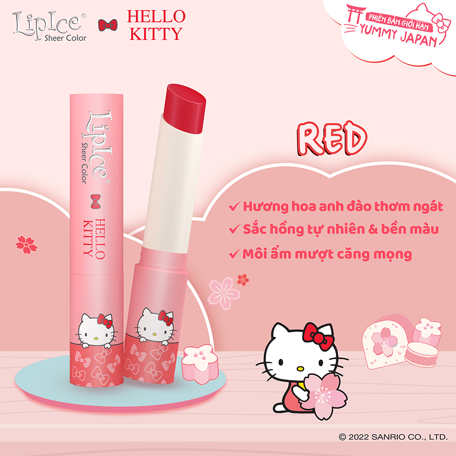 Son dưỡng Lipice Sheer Color (Phiên bản Hello Kitty giới hạn)