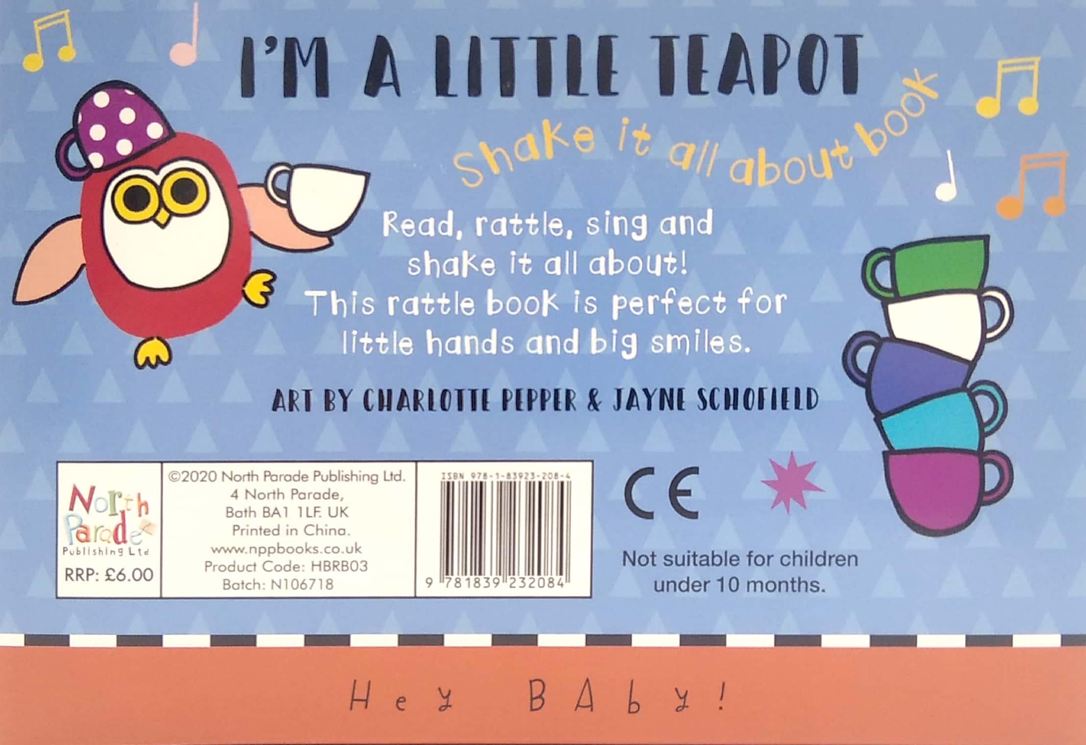 I'm A Little Teapot - Rattle Book
