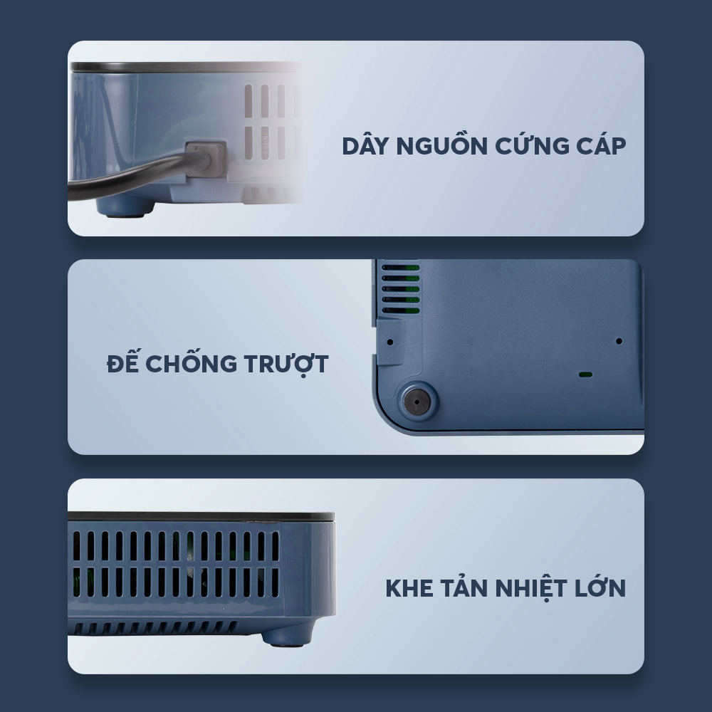 Bếp Điện Từ Đơn Elmich ICE-8903 1800W, Hàng Chính Hãng, Mặt Kính Ceramic - JoyMall