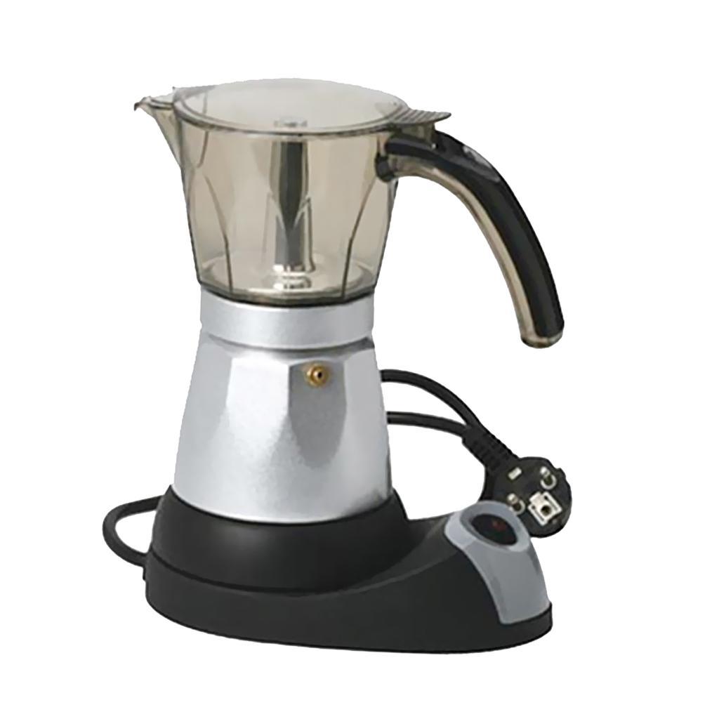 Portable 6 Cups Electric Espresso Coffee Maker Percolator Moka Pot EU Plug