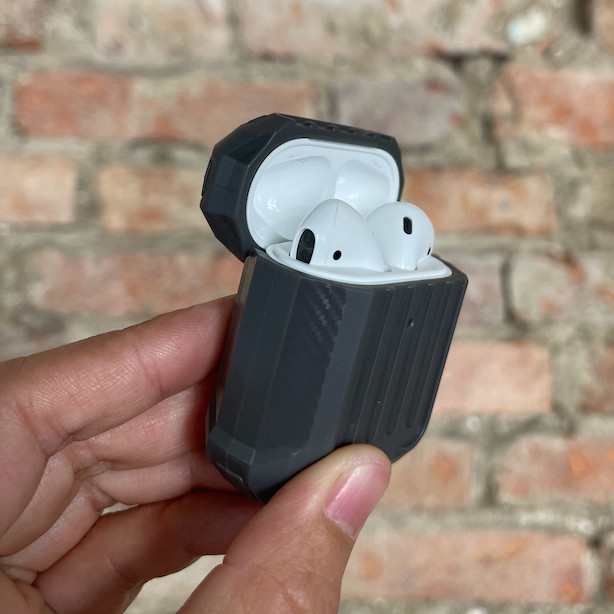 Case Chống Sốc Bảo Vệ 360 Độ Cho Airpods 1 / Airpods 2 - Màu Xám