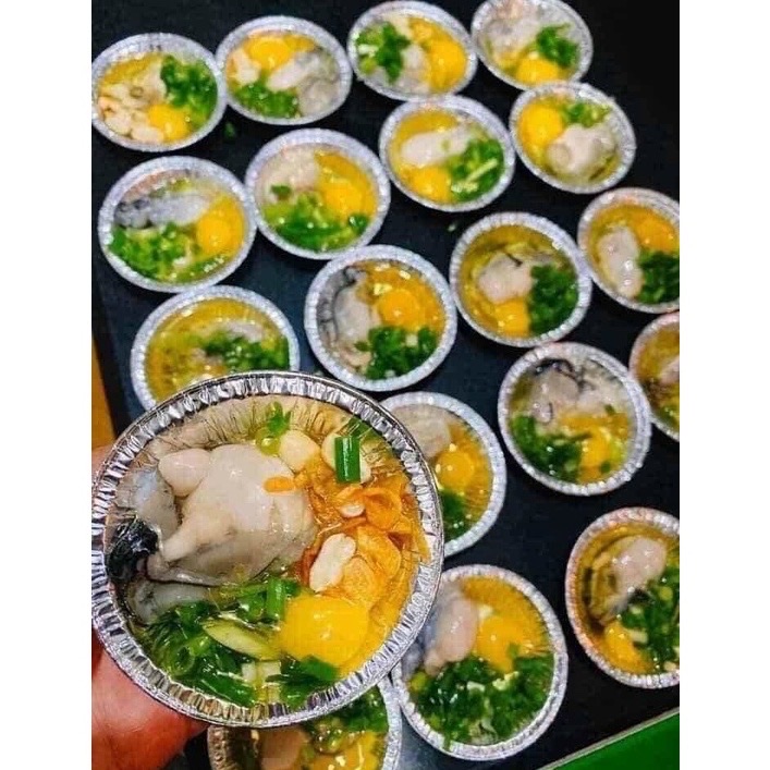 Sét 100 đế cốc chén giấy bạc lót khuôn nướng bánh , hàu Tart trứng , bát đựng gia vị , nước chấm tiện lợi , khả năng chịu nhiệt cao