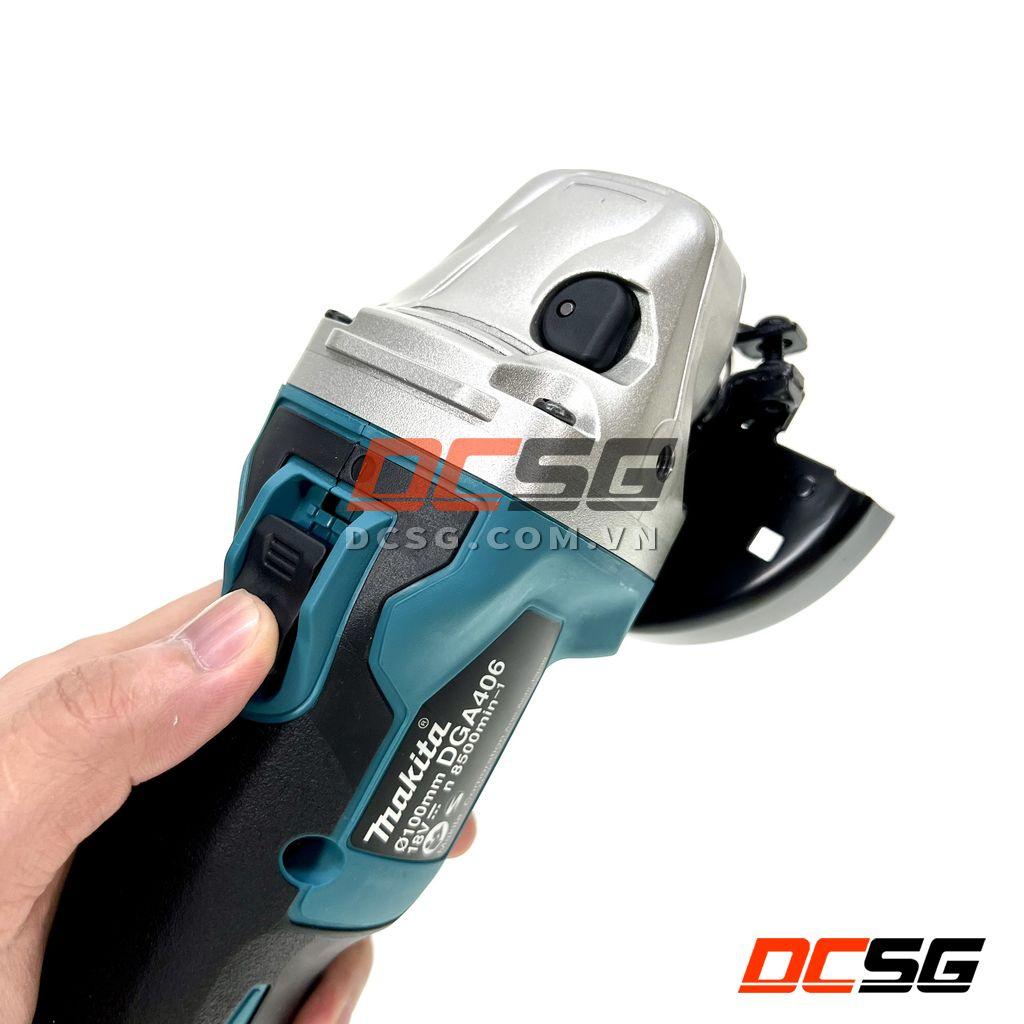 Máy mài góc 100mm dùng pin 18V Makita DGA406Z | DCSG