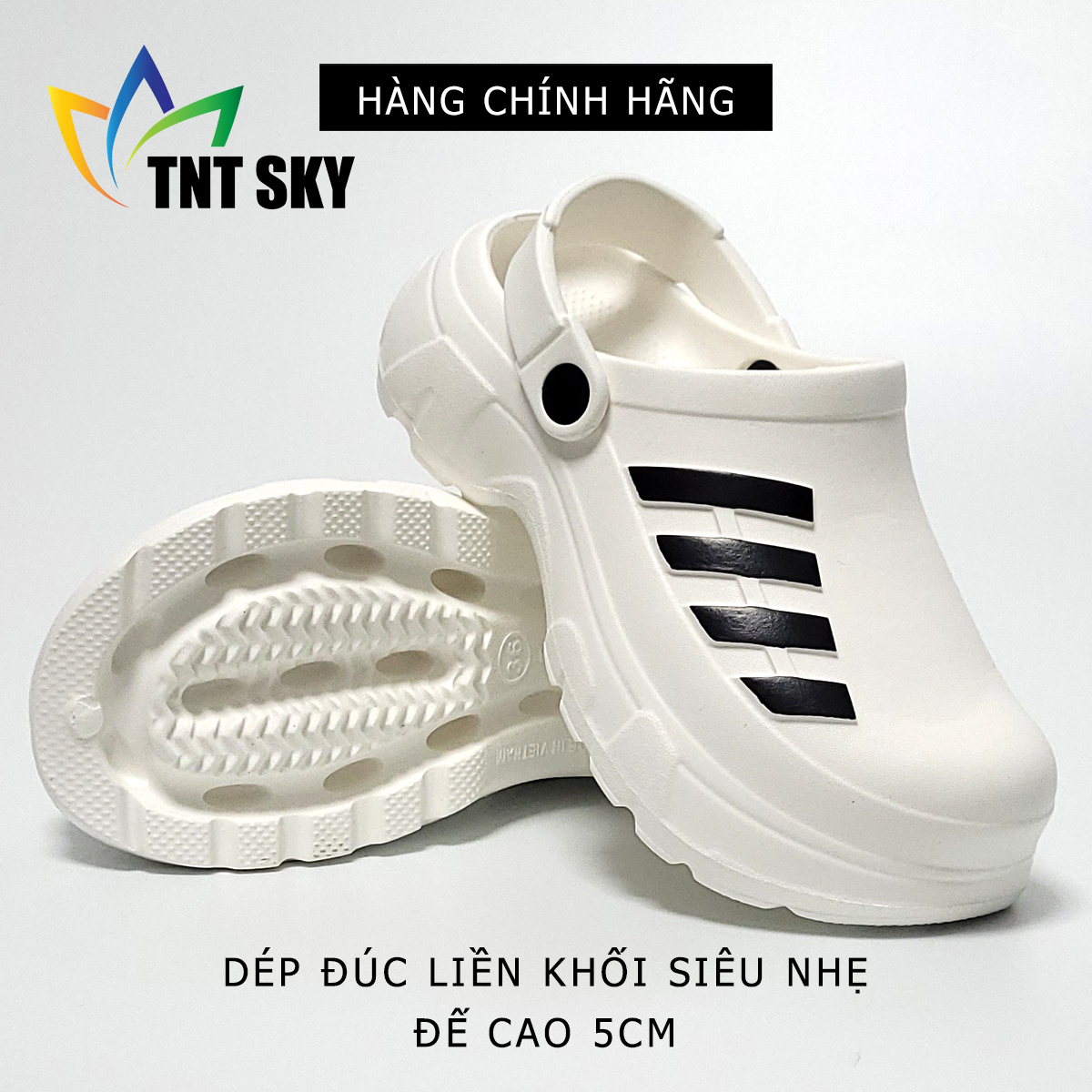 Giày Nữ Bít Mũi Đúc Liền Khối Siêu Nhẹ - Hàng Chính Hãng - TK553
