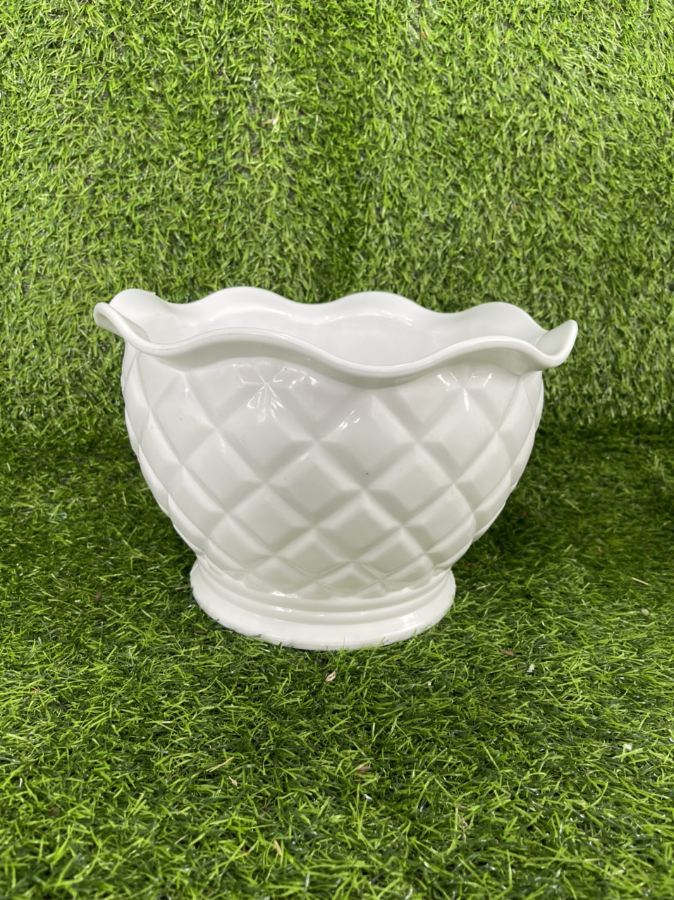 5 Chậu nhựa hình trái dứa trồng cây sen đá, xương rồng kt 10 x 7 cm