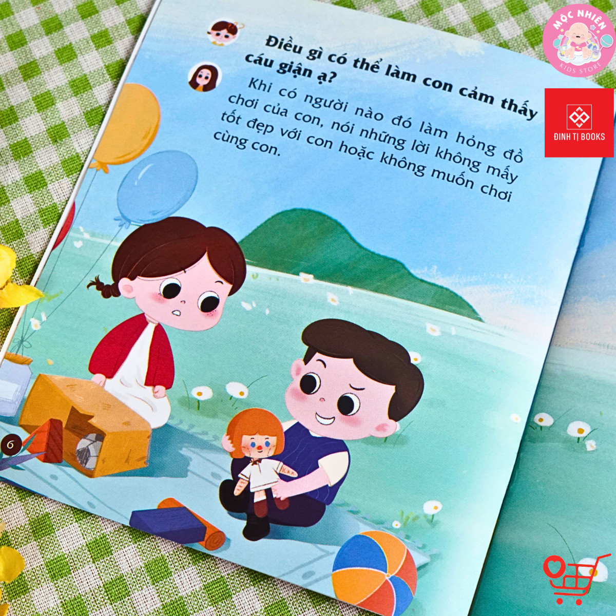 Sách - Cùng con nuôi dưỡng cảm xúc tích cực - Đinh Tị Books