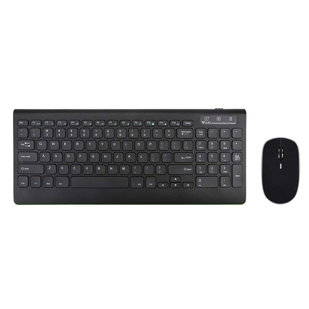 Wireless KeyBoard + Cordless Mouse Desktop Combo Set For PC Laptop