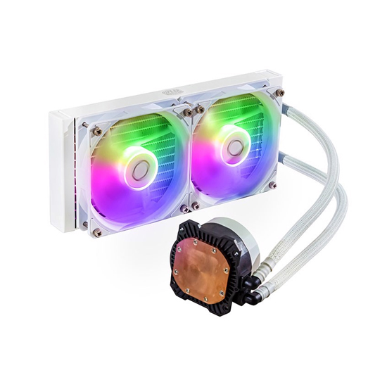 Quạt tản nhiệt Nước CPU Cooler Master Liquid CM-ML 240L Core White - Hàng Chính Hãng