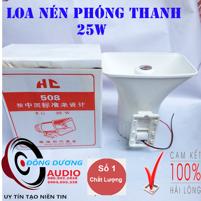 LOA PHÓNG THANH 25W - NÉN 25W - CHẤT LIỆU NHỰA SIÊU BỀN