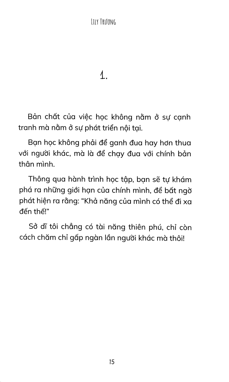 Tôi Thích Dáng Vẻ Nỗ Lực Của Chính Mình - TIME