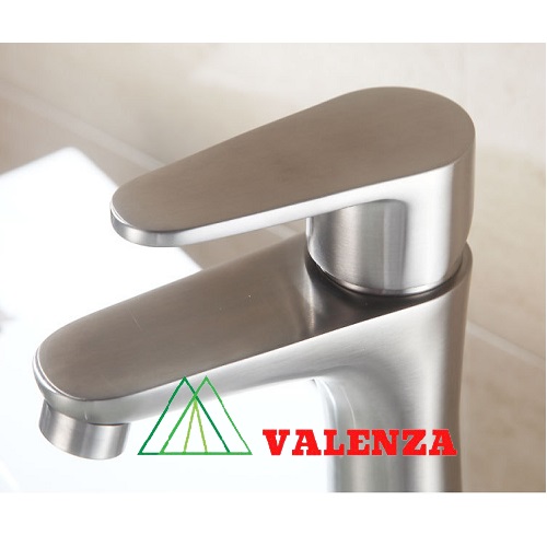 Vòi lavabo nóng lạnh inox sus304 Valenza LVE1-tặng dây cấp nước