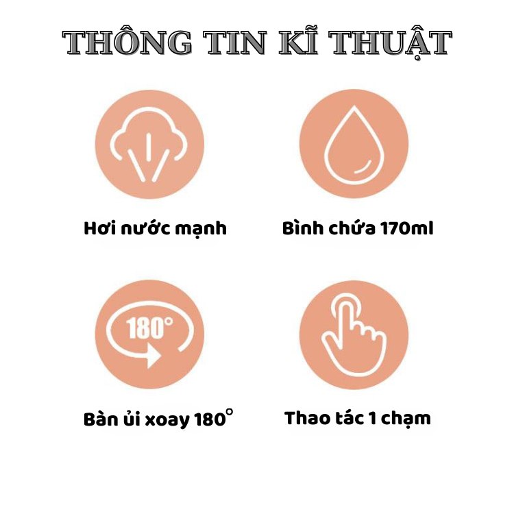 Bàn là hơi nước cầm tay SOKANY SK-11045 công suất lớn 1200W, là siêu phẳng, siêu nhanh, nhỏ gọn tiện lợi cho cả gia đình -HÀNG CHÍNH HÃNG - DELIYA