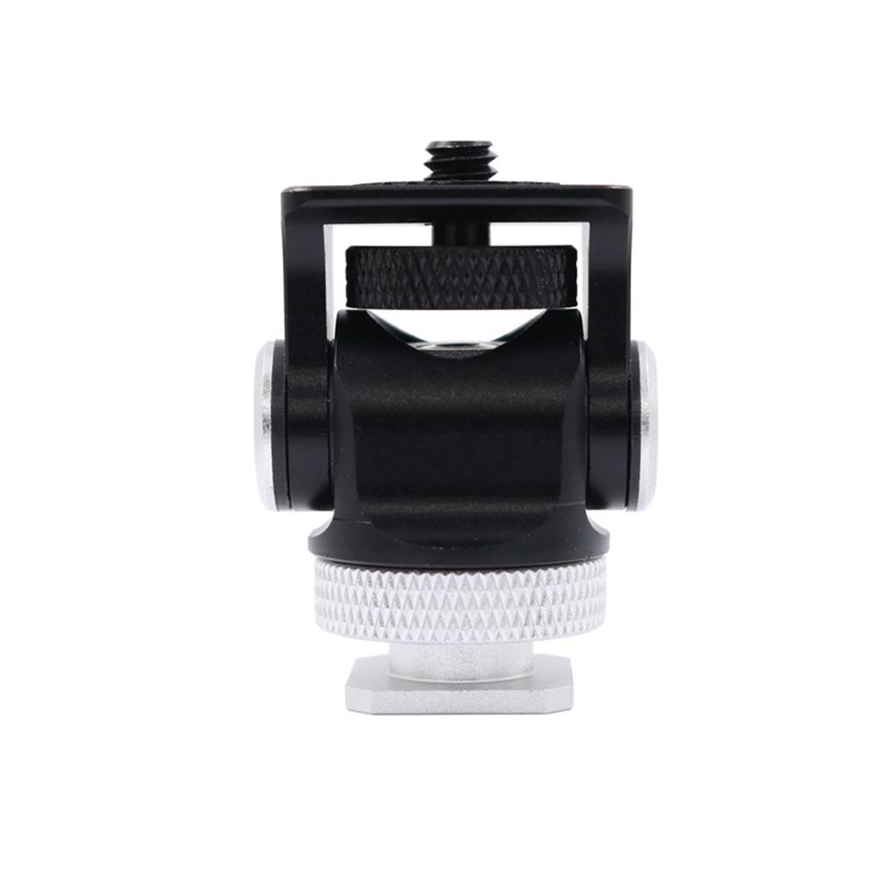 Giá đỡ dạng kẹp mini bằng Hợp kim Alumimun 1/4 inch đầu nối trục vít cho máy ảnh DSLR, Màn hình video,Đèn LED