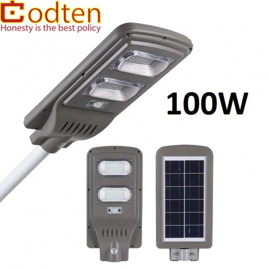 Đèn Đường Năng Lượng Mặt Trời 100w