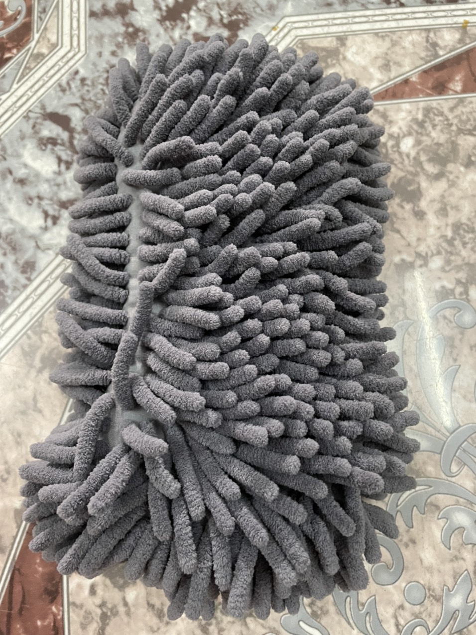 Miếng Mút Rửa Xe Ô Tô Sợi Bông Micro-Fiber Có Quai Đeo