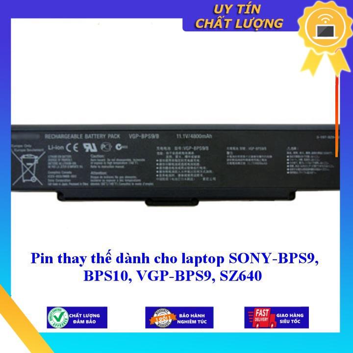 Pin dùng cho laptop SONY-BPS9 BPS10 VGP-BPS9 SZ640 - Hàng Nhập Khẩu  MIBAT965